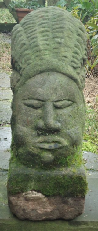 Old York Stone African Female Head – DAN 3618